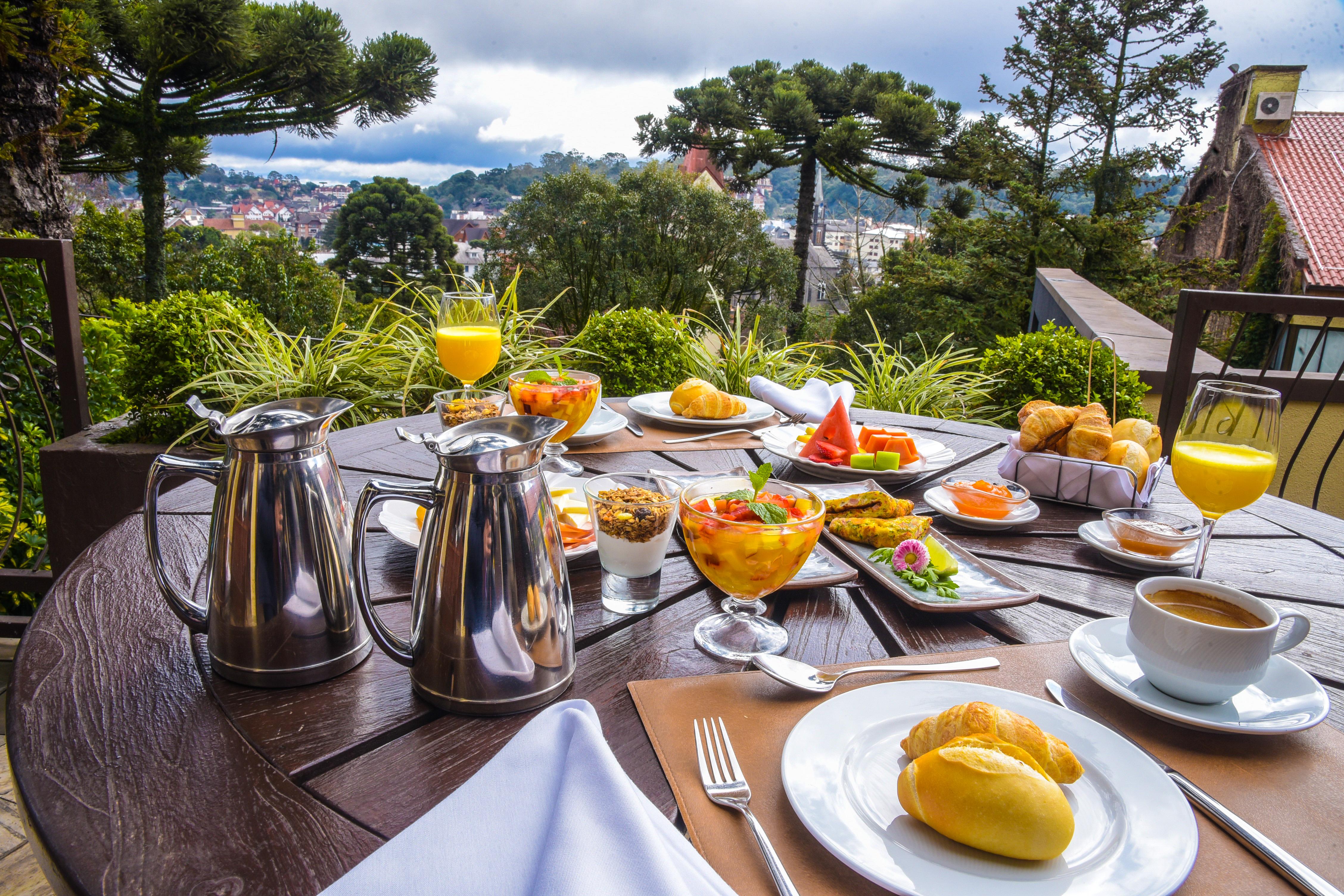 Wish Serrano Resort Γκραμάντο Εξωτερικό φωτογραφία Breakfast at the hotel